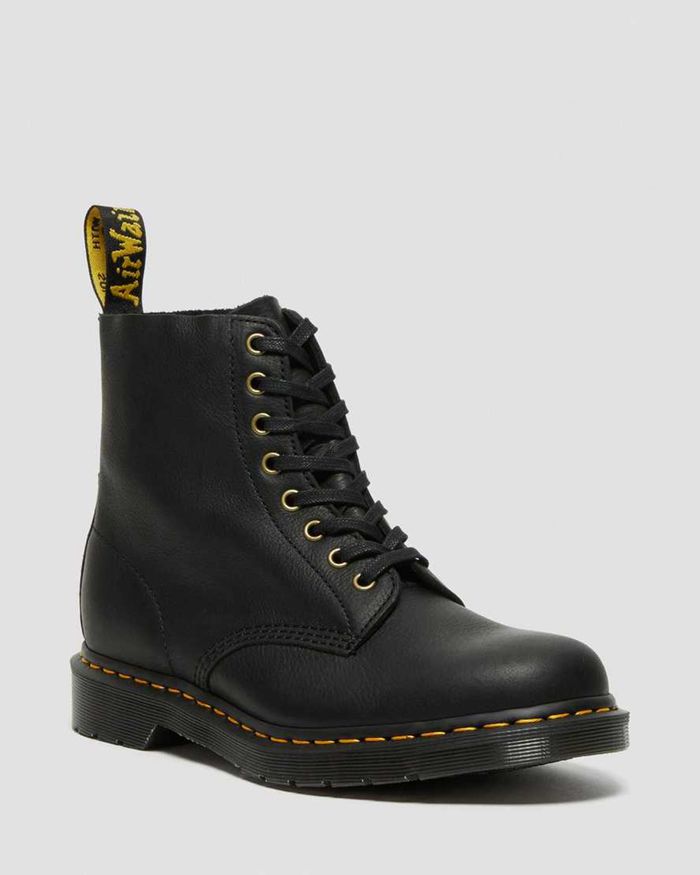 Dr Martens Womens 1460 Pascal Ambassador Leather Lace Up Ankle Boots Black - 46723QHKI